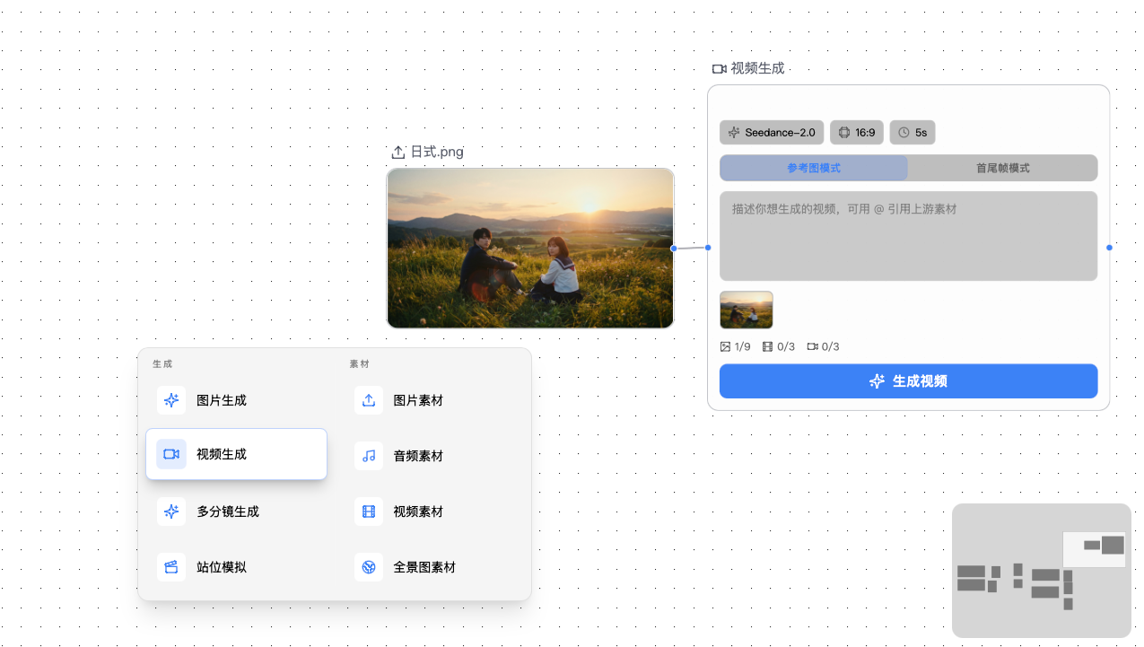 画布工具生成视频